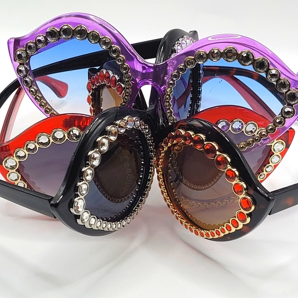 Luxury Crystal Sunglasses - Picture 5 of 5